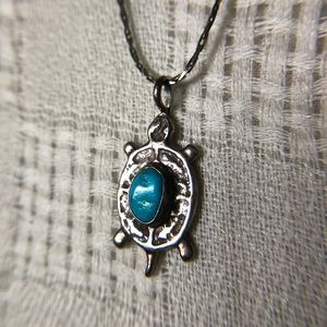 Turquoise Turtle Necklace